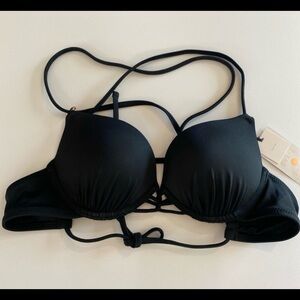 Shade & Shore Push Up Bikini Top sz 34B NWT